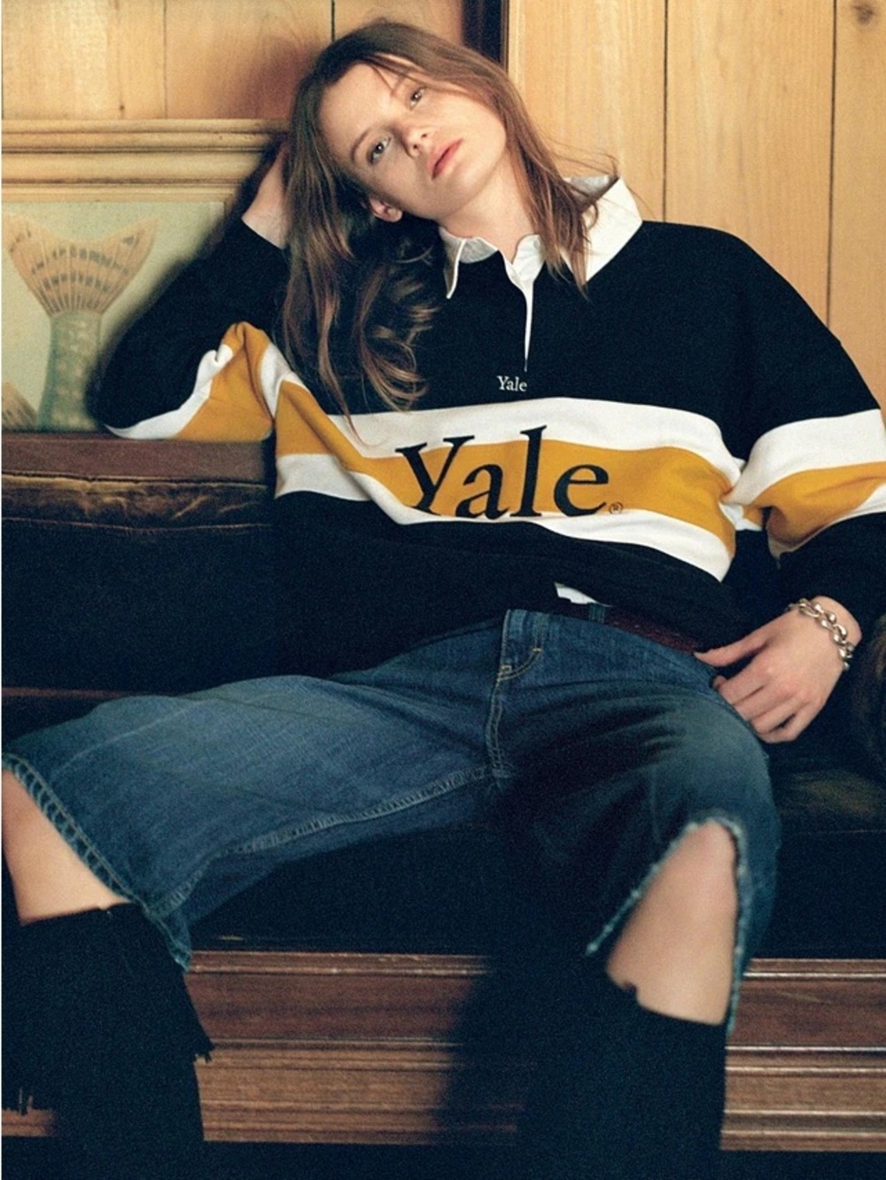 Zara Yale Rugby Sweater